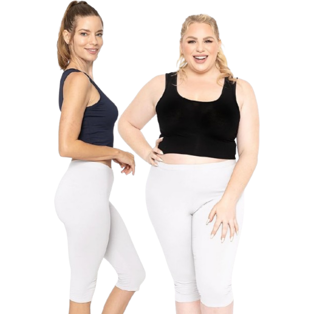 Stretchy Pants Giving A Feminine Silhouette