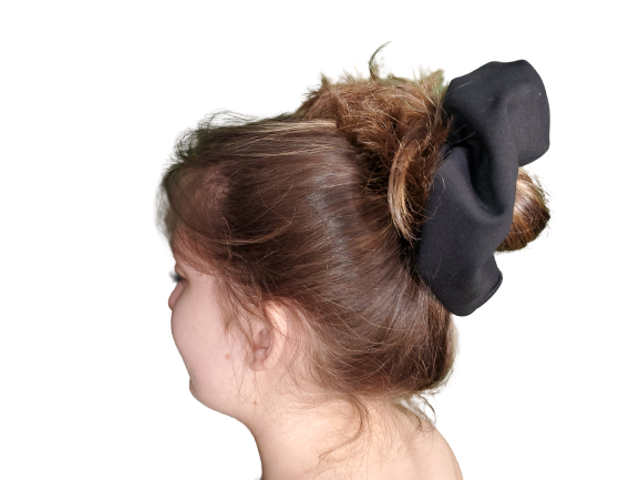 These durable scrunchies can store several small items at once. They’re the perfect size to hold a cell phone, spare keys, makeup, cash, bank cards, jewelry and more. Hide your valuables in plain sight. They will never know it was in there. The zipper is 7 inches long when closed, and the entire scrunchie is the pocket. If it fits through the zipper it will fit. Super unique and durable, the perfect gift.